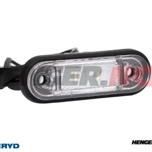 LED Posisjonslys Valeryd 78x22x18 vit 12-30V inkl. 450 mm kabel