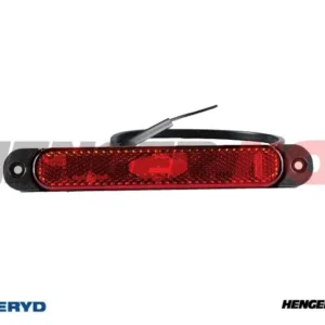 LED Posisjonslys Valeryd rød med refleks 12-36V 0,5m kabel