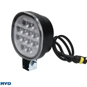 LED Ryggelys 75x75x33,2, Superseal Connector 0,5m , 12V , leddet monteringsbrakett