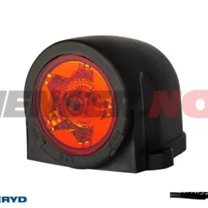 LED Posisjonslys WAS 60,5x81,4x77,7mm rød 200mm kabel