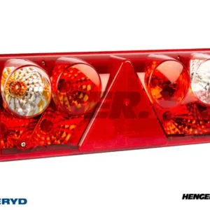 LED Baklys Aspöck Europoint II Venstre 426x154x85mm refleks, tåkelys, 7 leder. ASS2