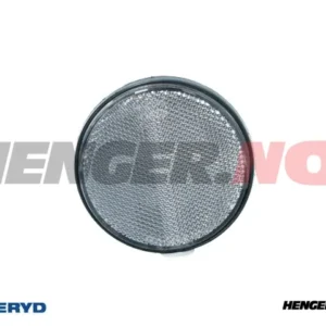 Radex rund refleks Ø80 mm hvit med bolt M5