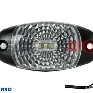 LED Posisjonslys Valeryd 72x34x18 hvit 12-30V inkl. 450mm kabel