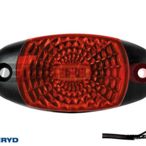 LED Posisjonslys Valeryd 72x34x18 rød 12-30V inkl. 450mm kabel