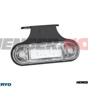 LED Posisjonslys Valeryd 78x46x18 hvit 12-30V med refleks inkl. 450mm kabel