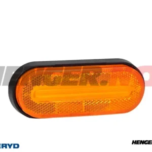 LED Sidemarkeringslykt ADR Valeryd 126x51x26mm Gul 12-36V, 0,5 kabel