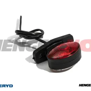 LED Breddemarkeringslykt Radex 65.5x100x47mm hvit/rød 0,8m kabel fast clip