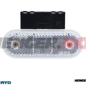 LED Posisjonslys WAS 114x63x40 hvit 220mm kabel og festebrakett