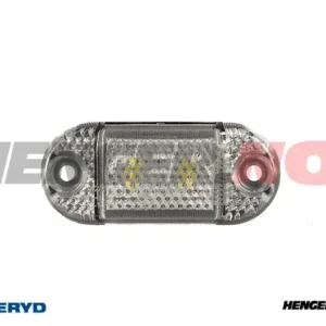 LED Posisjonslys Valeryd 65×28×18mm hvit 12-36V inkl. 150mm kabel