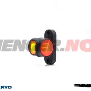 LED Sidemarkeringslykt WAS Høyre/Venstre 71,5x100x55 gul/hvit/rød 340mm kabel