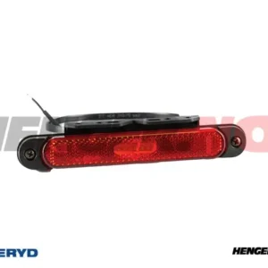LED Posisjonslys Valeryd rød med refleks 12-36V 0,5m kabel med holder