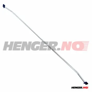 Presenningsbøyle LANG alu med plast u-beslag justerbar 1400-2100mm