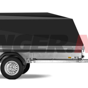 Aluminiumslokk 1520x3250x1280mm svart, for S1533 og D-serien