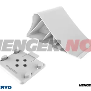 Stop Blokk og holder 1600Kg hvit