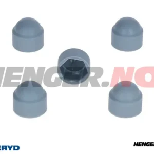 Mutterbeskyttelse 13mm M8 grå (5-pack)