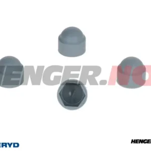 Mutterbeskyttelse 13mm M8 grå (4-pack)